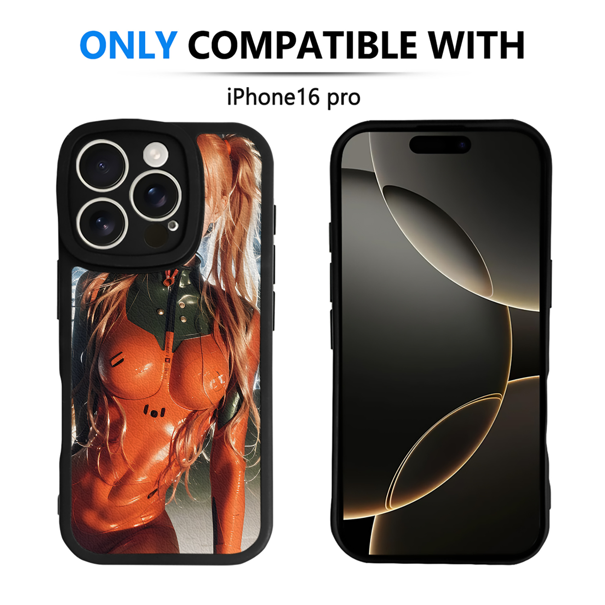 （画像用） EVA 新世紀エヴァンゲリオン 【iPhone 16シリーズ対応】シリコンスマホケース（レザー調） 材質：シリコン